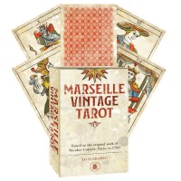 Kosmetinis defektas Marseille Vintage Tarot kortos Lo Scarabeo